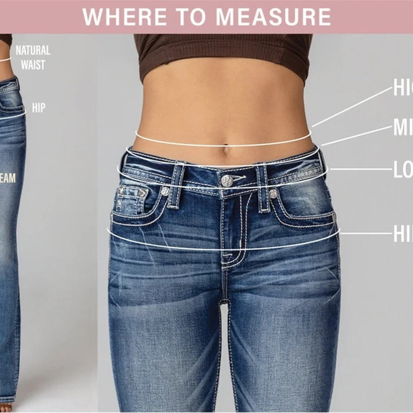 NWT Miss - Me mid-rise flare jean Sz : 28x32 - Picture 7 of 11